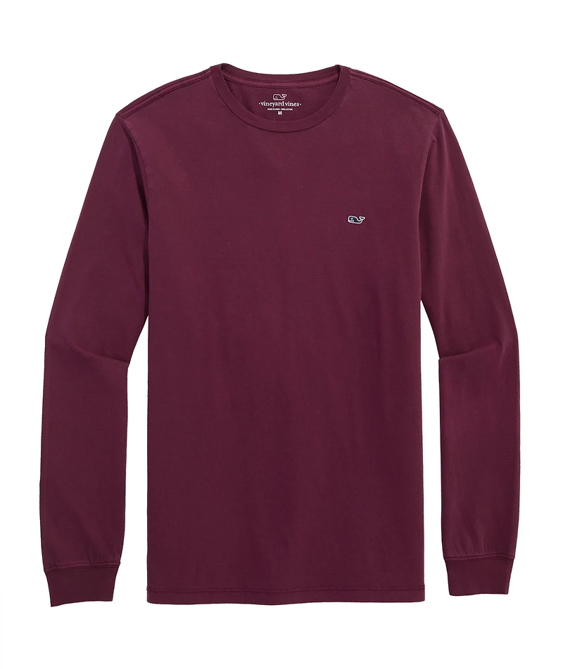 OUTLET Sunwashed Whale Embroidered Long-Sleeve Tee