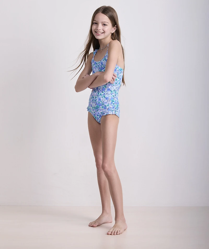 Girls' Ruffle One-Piece