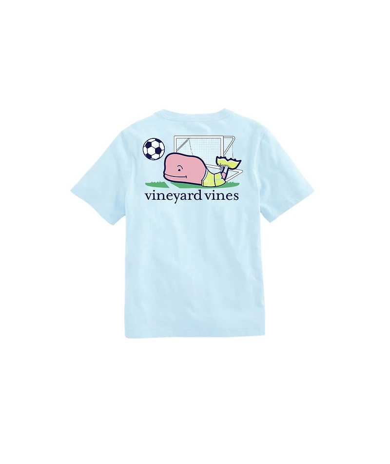 OUTLET Kids' Soccer Goalie Whale Short-Sleeve Pocket Tee