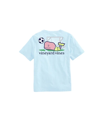 OUTLET Kids' Soccer Goalie Whale Short-Sleeve Pocket Tee