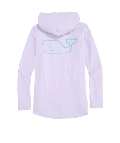 OUTLET Edgartown Tri-Color Vintage Whale Long-Sleeve Hoodie Tee
