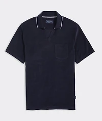 Terry Split Collar Polo