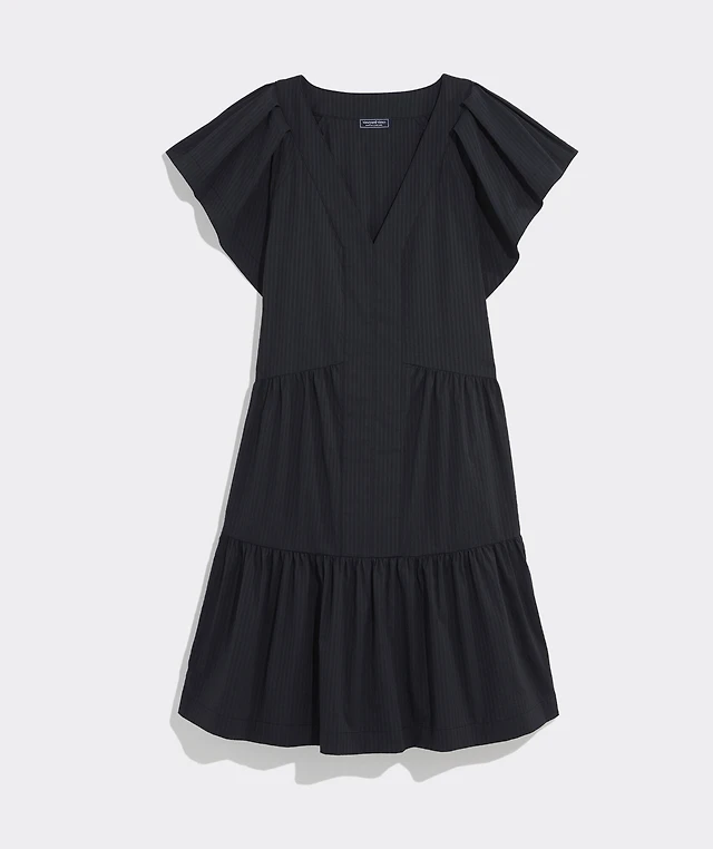 vineyard vines black dress Vineyard Vines Holiday Dress, Black/Plaid Girls Size M (10/1