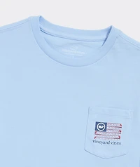 Boys' Americana Golf Flag Short-Sleeve Pocket Tee
