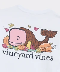 Boys' Whale Cornucopia Long-Sleeve Pocket Tee