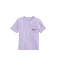 OUTLET Girls' Foil Ballet Bar Short-Sleeve Pocket Tee
