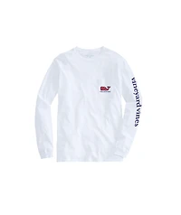 OUTLET Holiday Whales Whale Long-Sleeve Pocket Tee