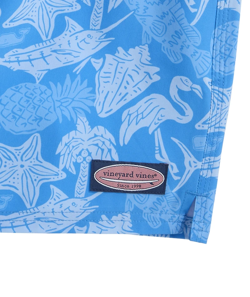 OUTLET 7 Inch Island Icons Chappy Swim Trunks