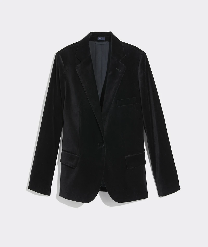Velvet Shrunken Blazer