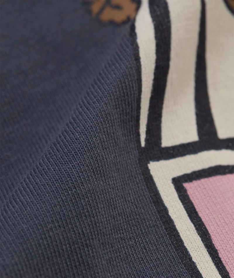 Ghost Pups Logo Box Long-Sleeve Pocket Tee