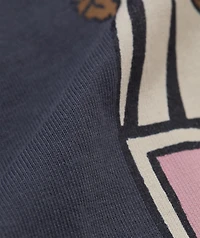 Ghost Pups Logo Box Long-Sleeve Pocket Tee