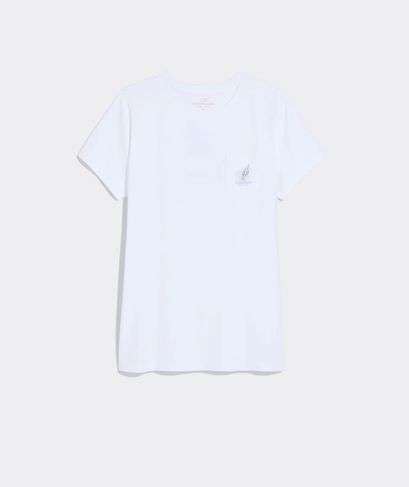 Tigress Painted Scene Short-Sleeve Pocket Tee