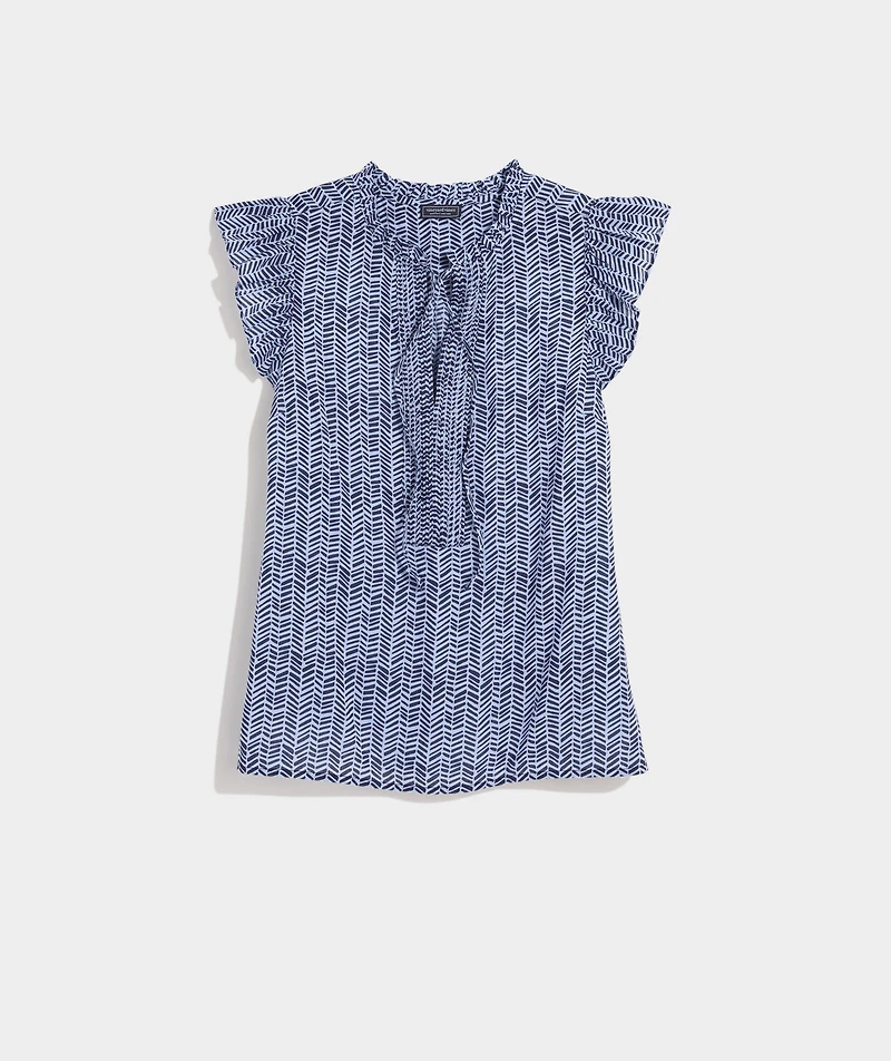 Adare Pintuck Top