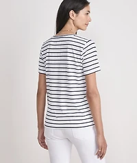 Pima Cotton V-Neck Tee