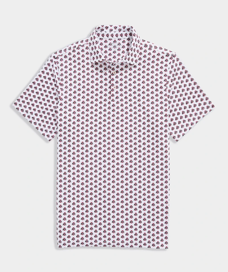 The Ohio State University Men's Printed Sankaty Polo