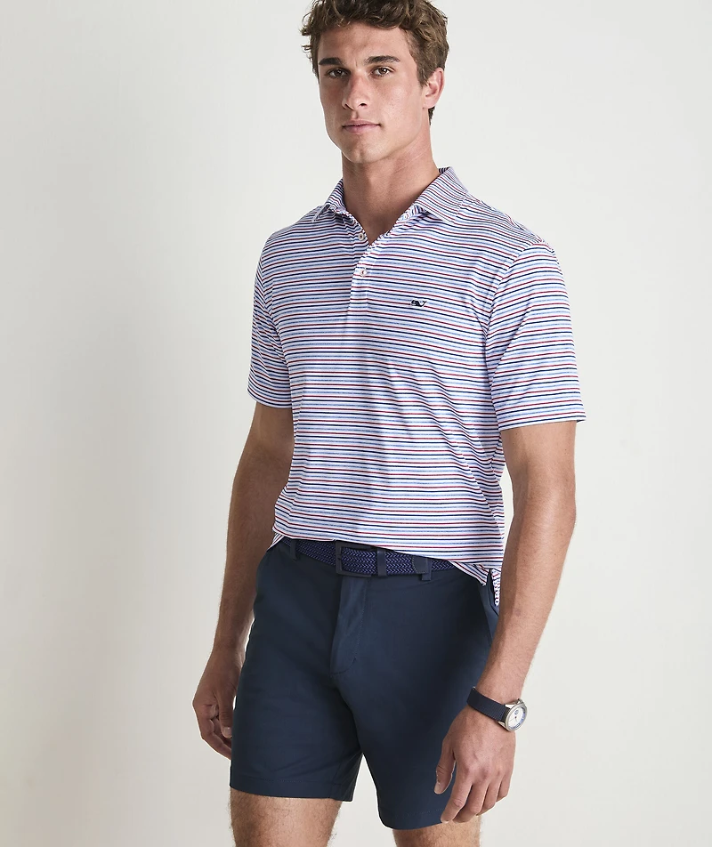 Multi-Bradley Stripe Sankaty Polo