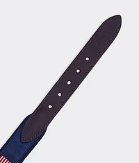 Boys' American Flag Canvas Club Belt
