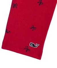 OUTLET Girls' Whale & Bow Printed Leggings