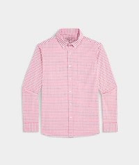 Skysail Gingham Performance Cotton Shirt