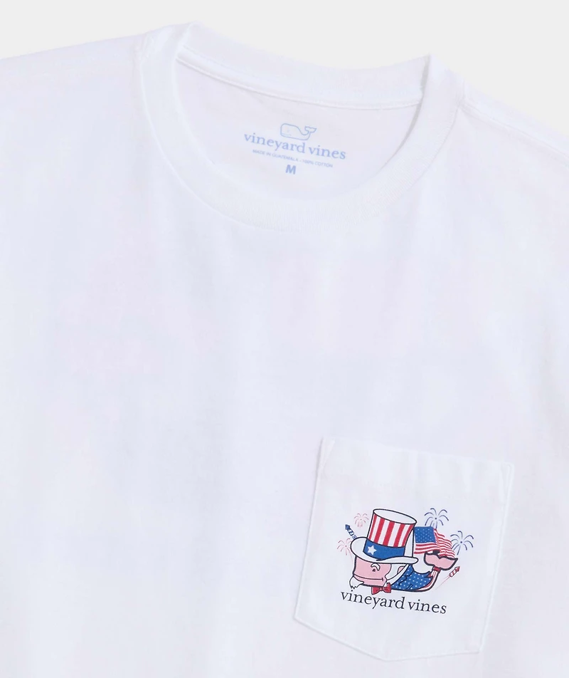 Uncle Sam Whale Short-Sleeve Pocket Tee