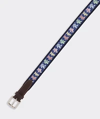 Grateful Dead x vineyard vines Dancing Bears Canvas Club Belt
