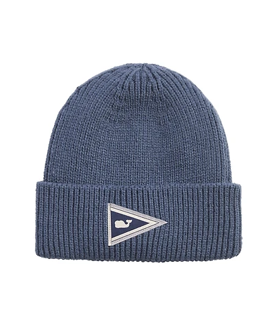 OUTLET Burgee Flag Patch Knit Cuff Beanie