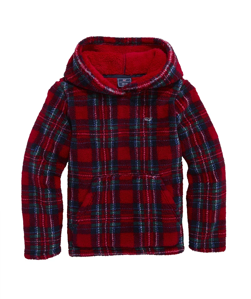 OUTLET Boys' Fleece Tartan Hoodie
