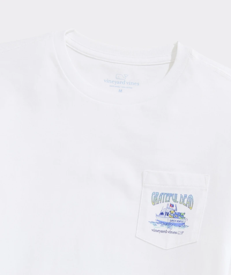 Kids' Grateful Dead x vineyard vines Dancin' Bearfoot Short-Sleeve Pocket Tee