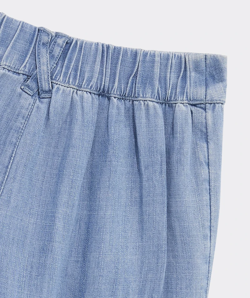 Girls' Chambray Sailor Pants