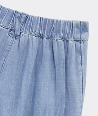 Girls' Chambray Sailor Pants