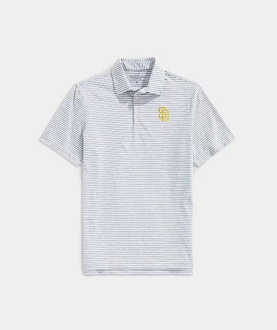 San Diego Padres Winstead Stripe Sankaty Polo