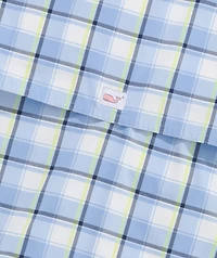 OUTLET Performance Nylon Short-Sleeve Plaid Fishing Shirt
