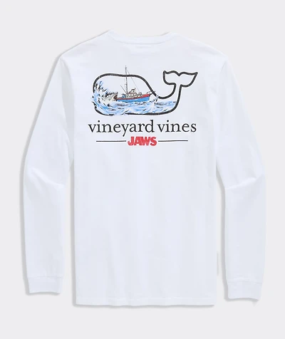 JAWS x vineyard vines Orca Whale Long-Sleeve Pocket Tee