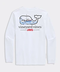 JAWS x vineyard vines Orca Whale Long-Sleeve Pocket Tee