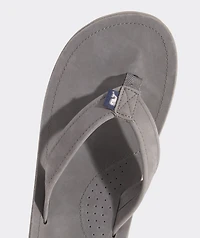 Contoured Leather Flip Flops