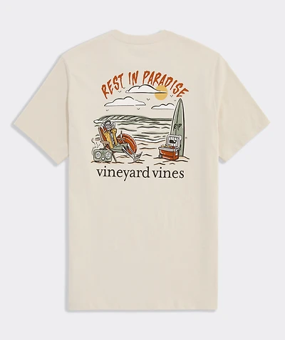 Rest Paradise Short-Sleeve Pocket Tee