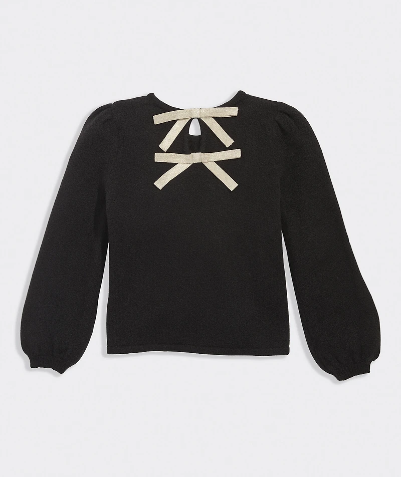 Girls' Bow-Back Sweater