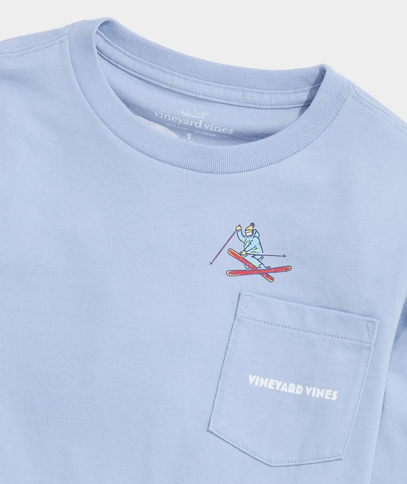 Boys' Ski Jump Long-Sleeve Pocket Tee