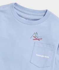 Boys' Ski Jump Long-Sleeve Pocket Tee