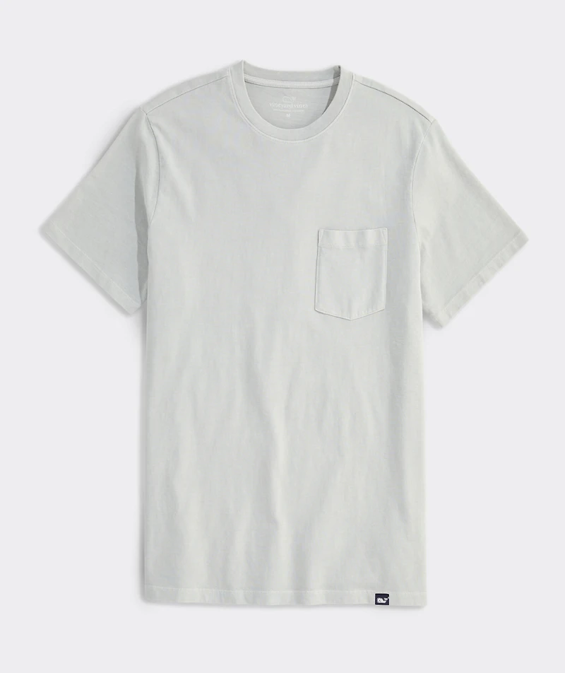 Garment-Dyed Surf Pocket Tee