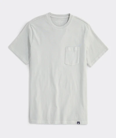 Garment-Dyed Surf Pocket Tee