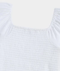 Girls' Smocked Jersey Top