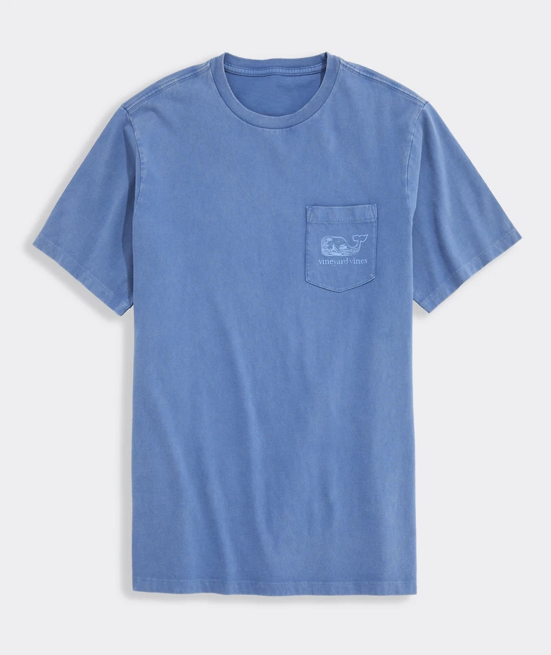 Drift Dye Surfer Whale Short-Sleeve Pocket Tee