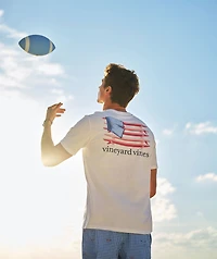 Surf Chappy Short Flag Short-Sleeve Pocket Tee