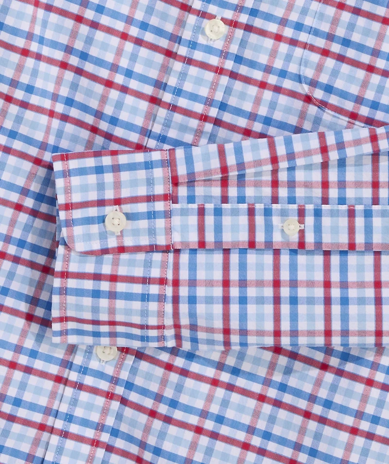 Road Town Tattersall Performance Cotton Shirt