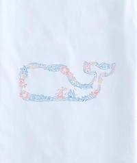 OUTLET Girls' Short-Sleeve Classic Whale Pocket Tee
