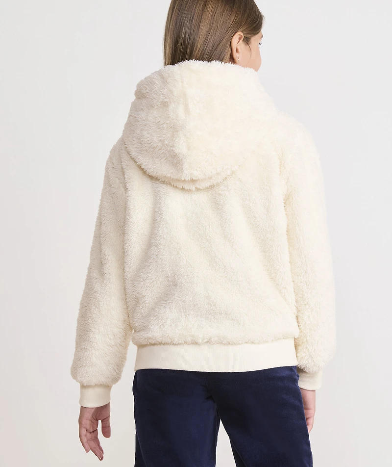 Girls' Teddy Fleece Full-Zip Hoodie
