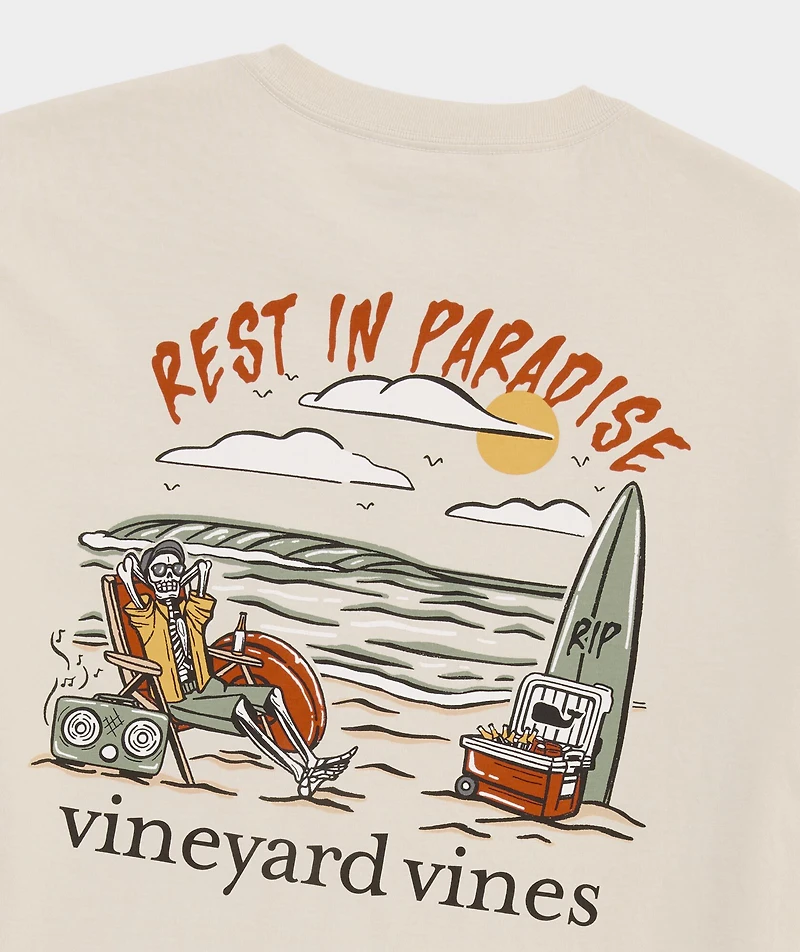 Rest Paradise Short-Sleeve Pocket Tee