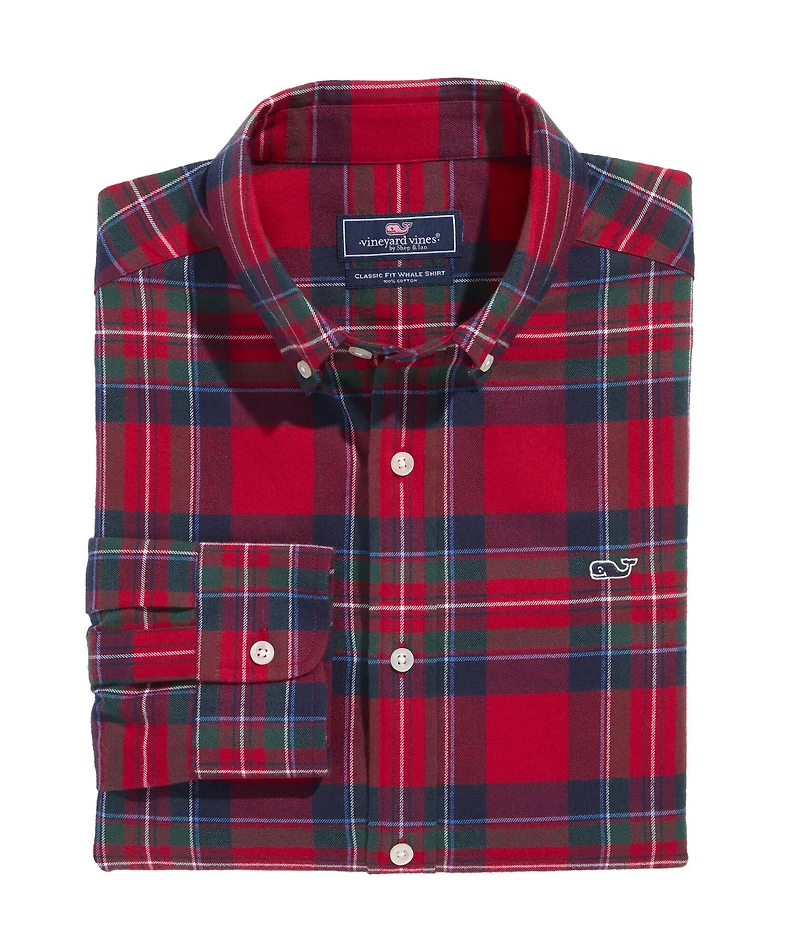 OUTLET Flannel Plaid Shirt