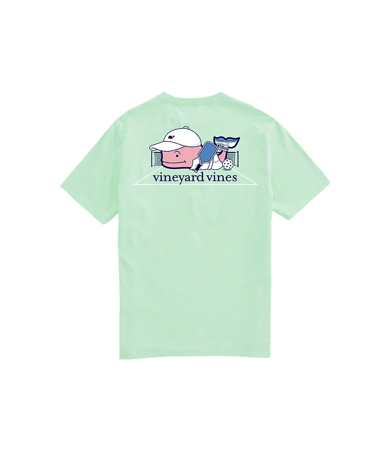 OUTLET Pickleball Whale Short-Sleeve Pocket Tee